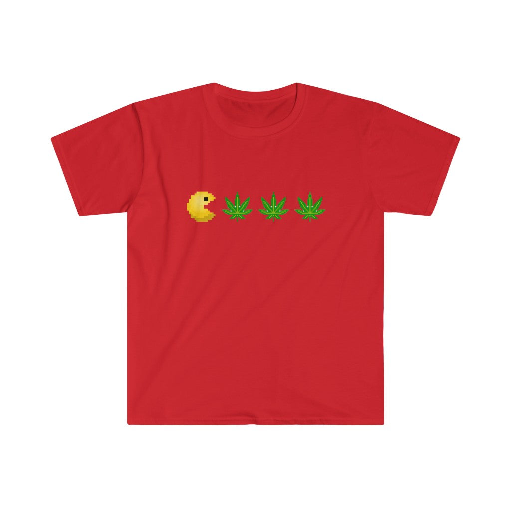 Retro Arcade Videogame Guy Loves Edibles! (T-Shirt)