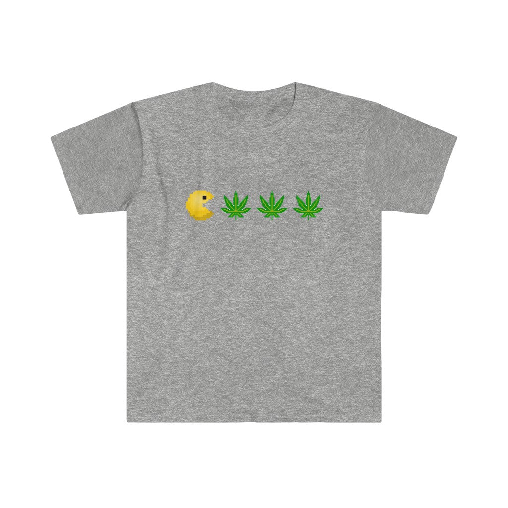 Retro Arcade Videogame Guy Loves Edibles! (T-Shirt)