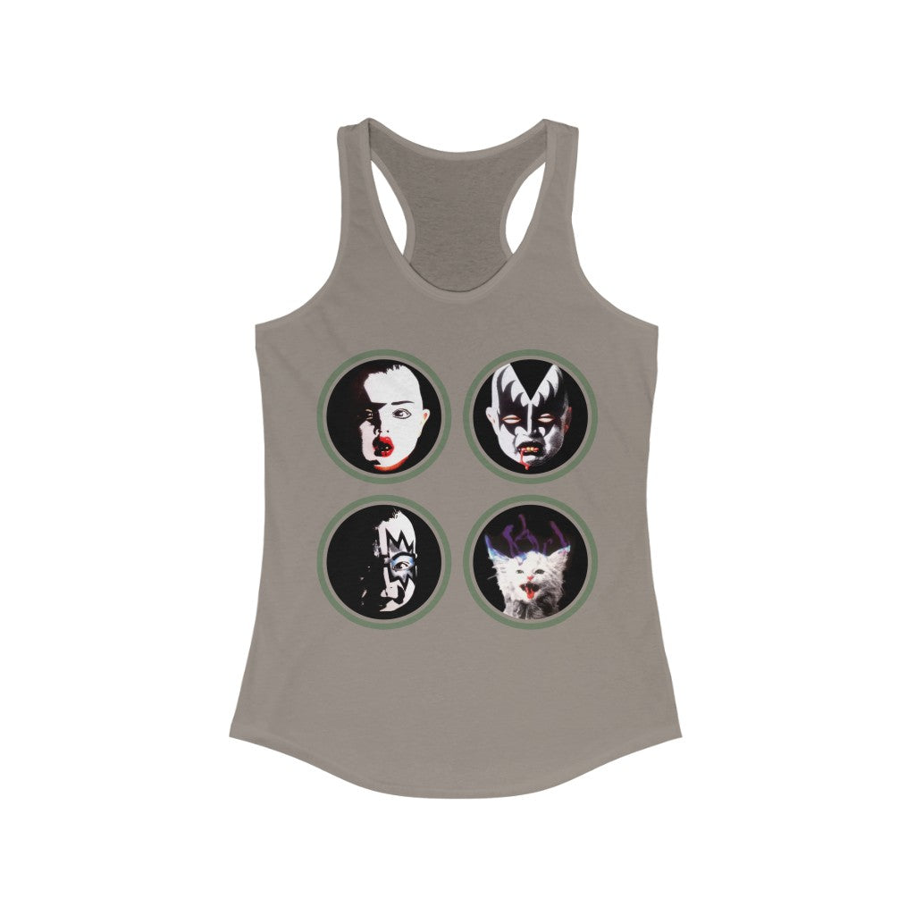 Hard Rock Superhero Babies! (Womens Tank Top)