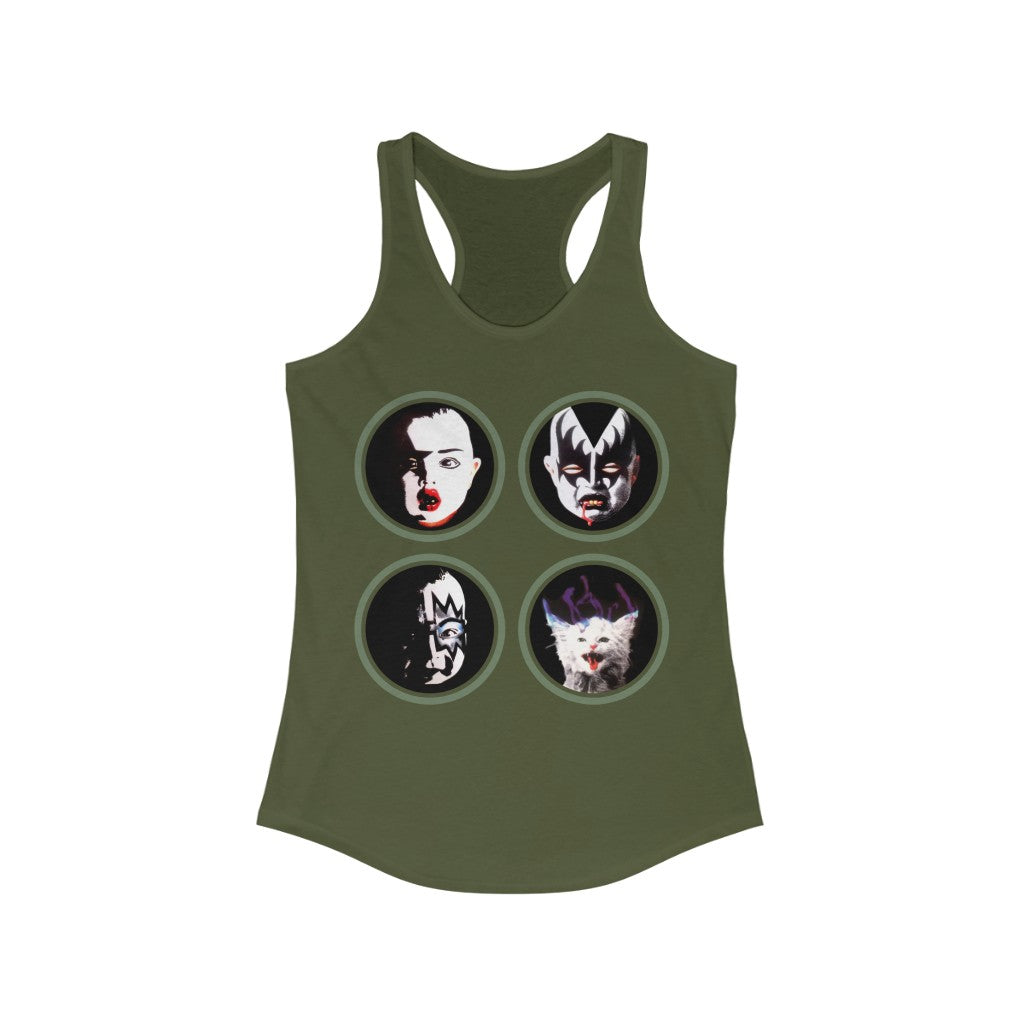 Hard Rock Superhero Babies! (Womens Tank Top)