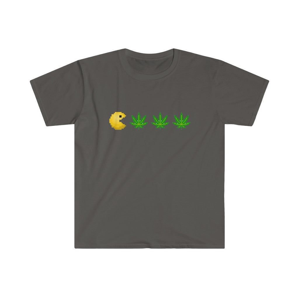 Retro Arcade Videogame Guy Loves Edibles! (T-Shirt)