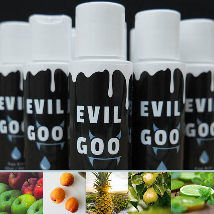 Evil Goo 💧 Very Fruity - 5 Flavors Sample Pack (5 x 2oz Bottles)