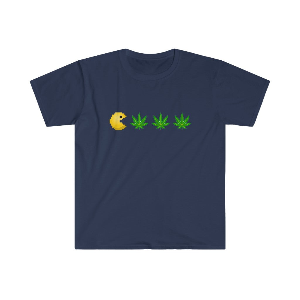 Retro Arcade Videogame Guy Loves Edibles! (T-Shirt)
