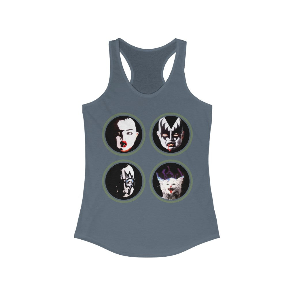 Hard Rock Superhero Babies! (Womens Tank Top)